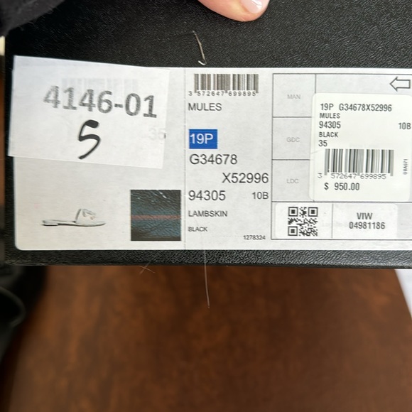 Chanel pearl slides. Size 35 Black. - Picture 7 of 7